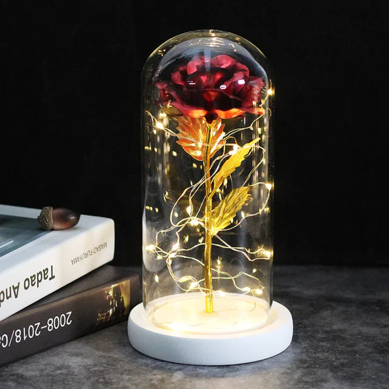 Drop Shipping Galaxy Rose Artificial Flowers Beauty and the Beast Rose Wedding Decor Creative Valentine'S Day Mother'S Gift